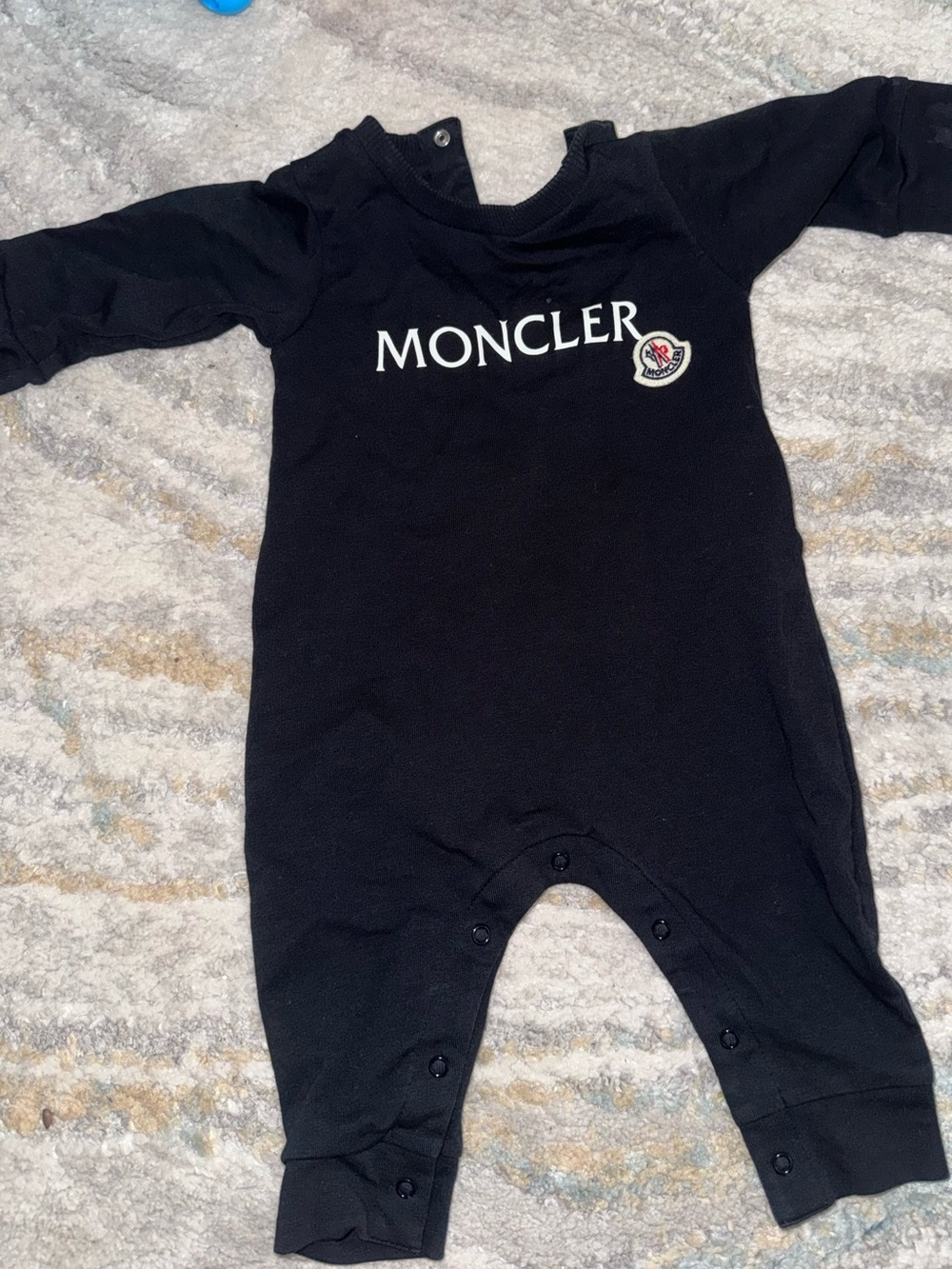 Moncler Logo Infant Footie